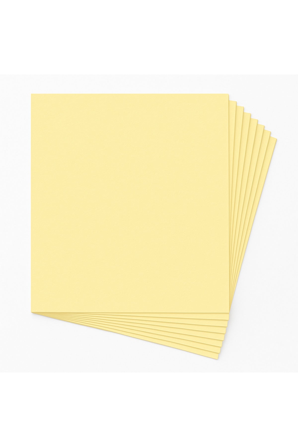 70*100cm card paper-200g (light yellow) Pack of 10