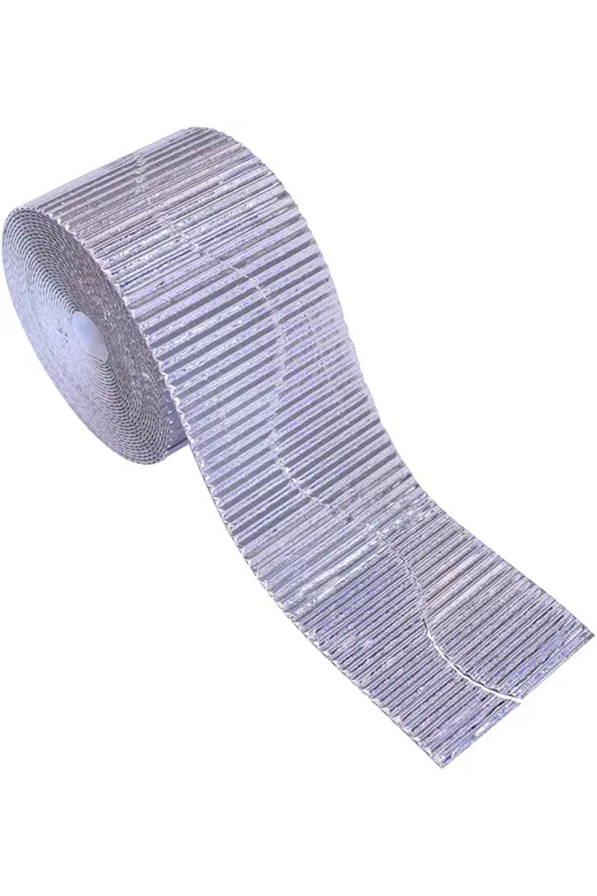 Border Roll Metallic silver ( Size 10cm*7.5M, )