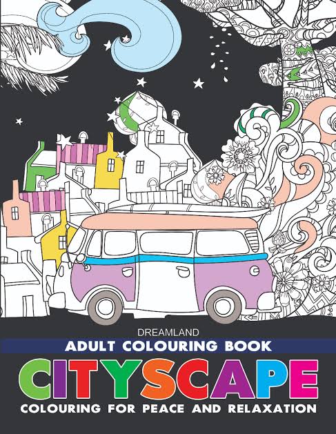 Cityscape - Colouring Book for Adults